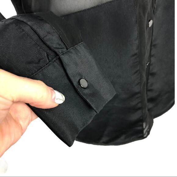 W118 By Walker Baker Benjamin Back Blouse Sheer XS - Picture 7 of 12